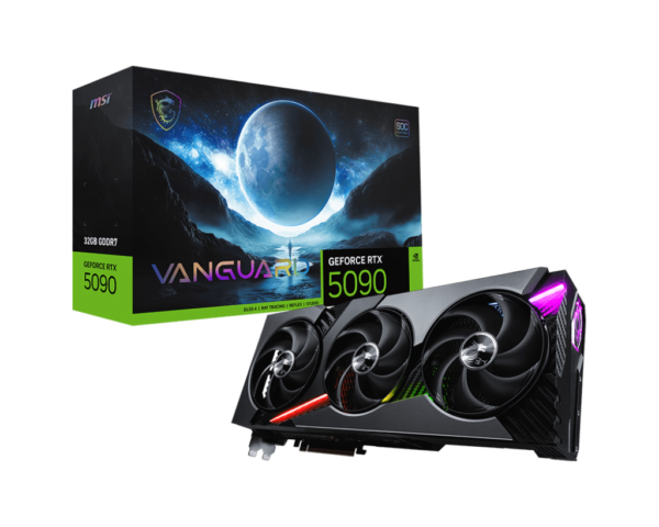 Buy MSI GeForce RTX 5090 VANGUARD SOC 32GB In Stock Now